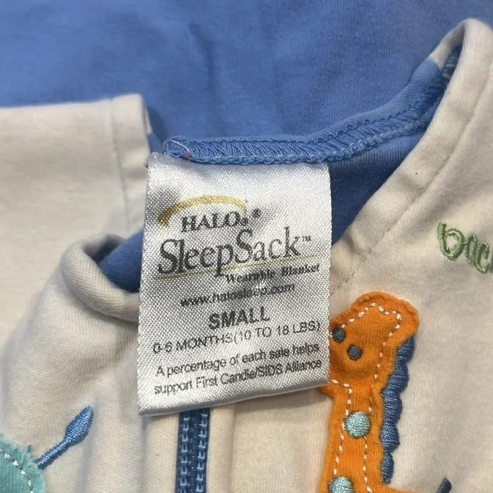 Halo boys sleepsack cotton size small 0-6 months .